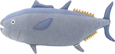 近大マグロのぬいぐるみクッション